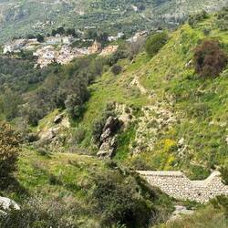 Small dam in the barranco to protect Carataunas