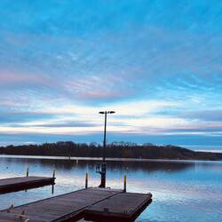 Abendspziergang am Templiner See zur blauen Stunde