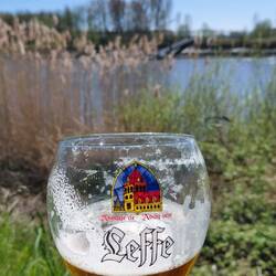 Ein Leffchen mit Aussicht nach der Radel-Tour