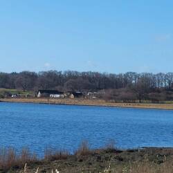 Blick auf Haithabu vom Museum aus...
