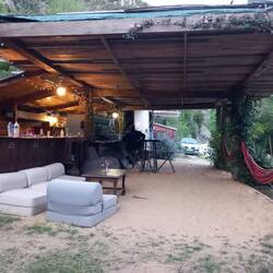 Le restaurant du camping.