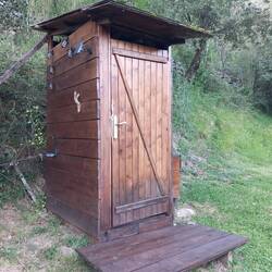 La douche du camping.