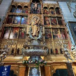 Altar in the Madrid Cathedral.