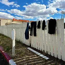 Natürlich musste nach den 5 Tagen auch die dreckige Wäsche gewaschen werden.