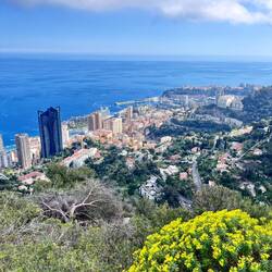 Monaco vu de la haute corniche