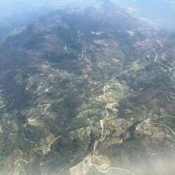 Immerhin cooler Ausblick beim Flug