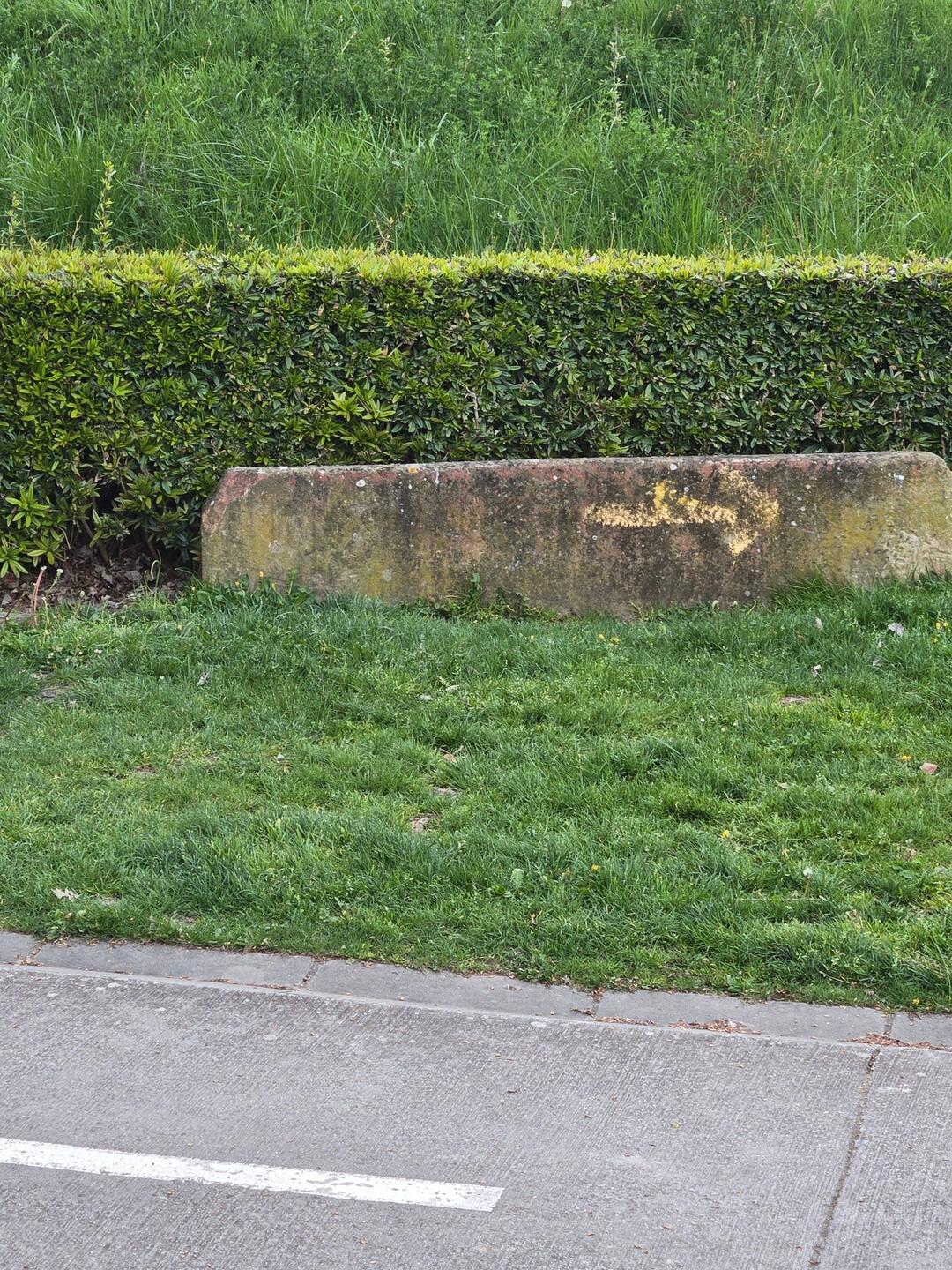 Yellow arrows are our markers letting us know we are headed the right way.