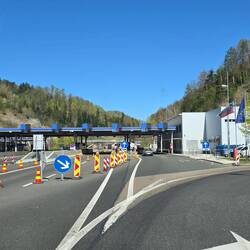 Grenzübergang Kroatien/Slowenien