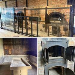 Die Öfen im Krematorium wurden mit Koks (aus Steinkohle) betrieben.