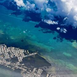 Even the waters around Miami are busy.