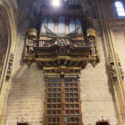 Orgel in luftiger Höhe