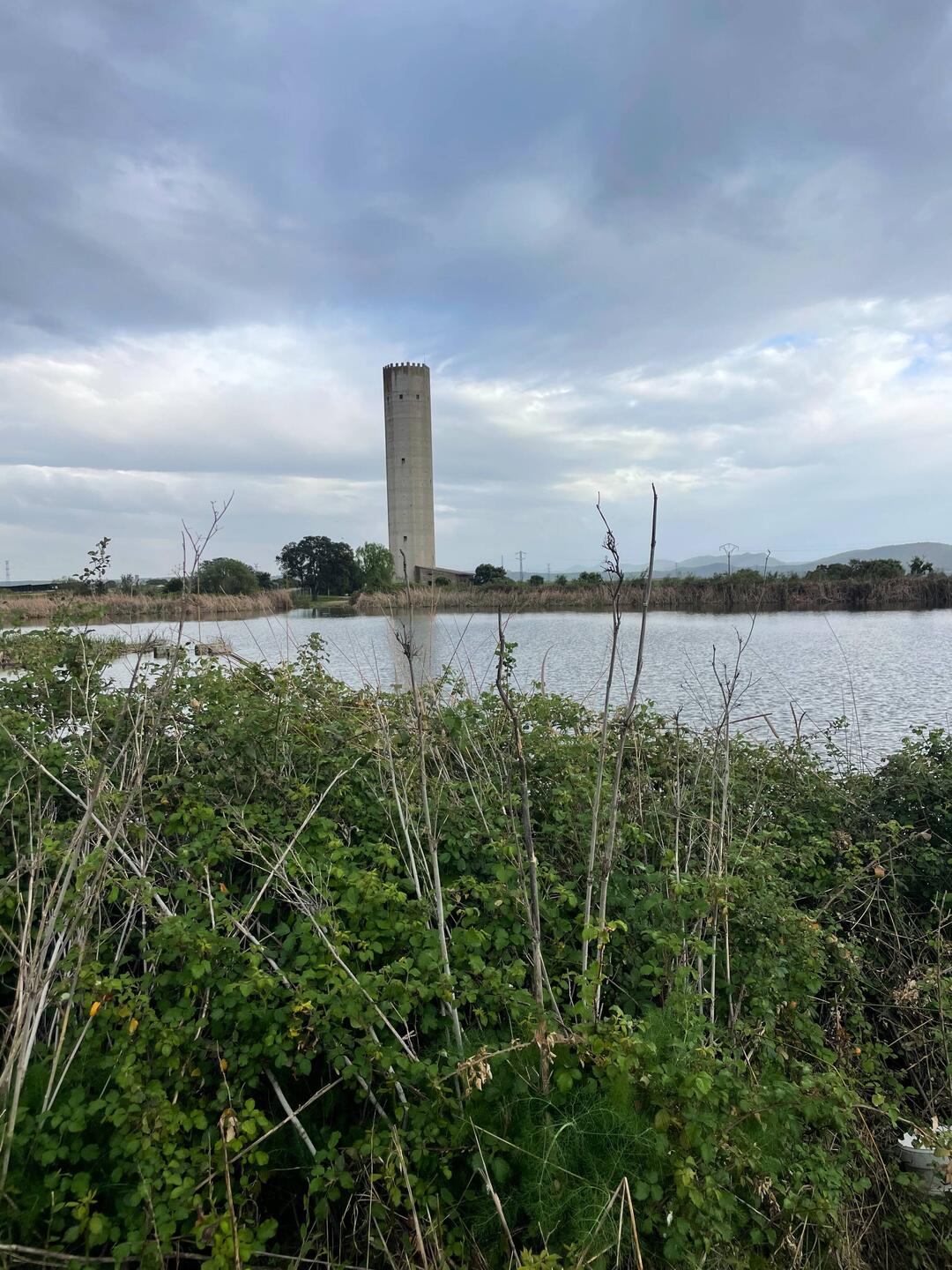Gestriger Abendspaziergang zur Photovoltaik-Anlage und zum Wasserturm