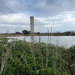 Gestriger Abendspaziergang zur Photovoltaik-Anlage und zum Wasserturm