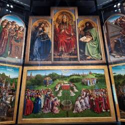 Genter Altar, geöffnet