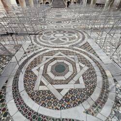 Amazing tiles in the cathedral