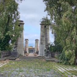 The Burbon suspension bridge