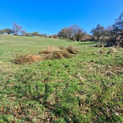Es ist hier richtig hügelig - wie in Dünenlandschaften
