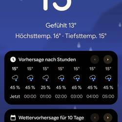 Nach Sonnenschein kommt Regen...🤷🏼‍♀️