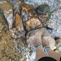 Danke schönherr-Survival-training konnte das ohne nasse Hose (oben wie unten) gemeistert werden