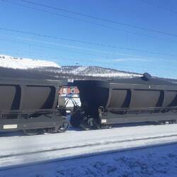 Die Mine dominiert das Bild von Kiruna