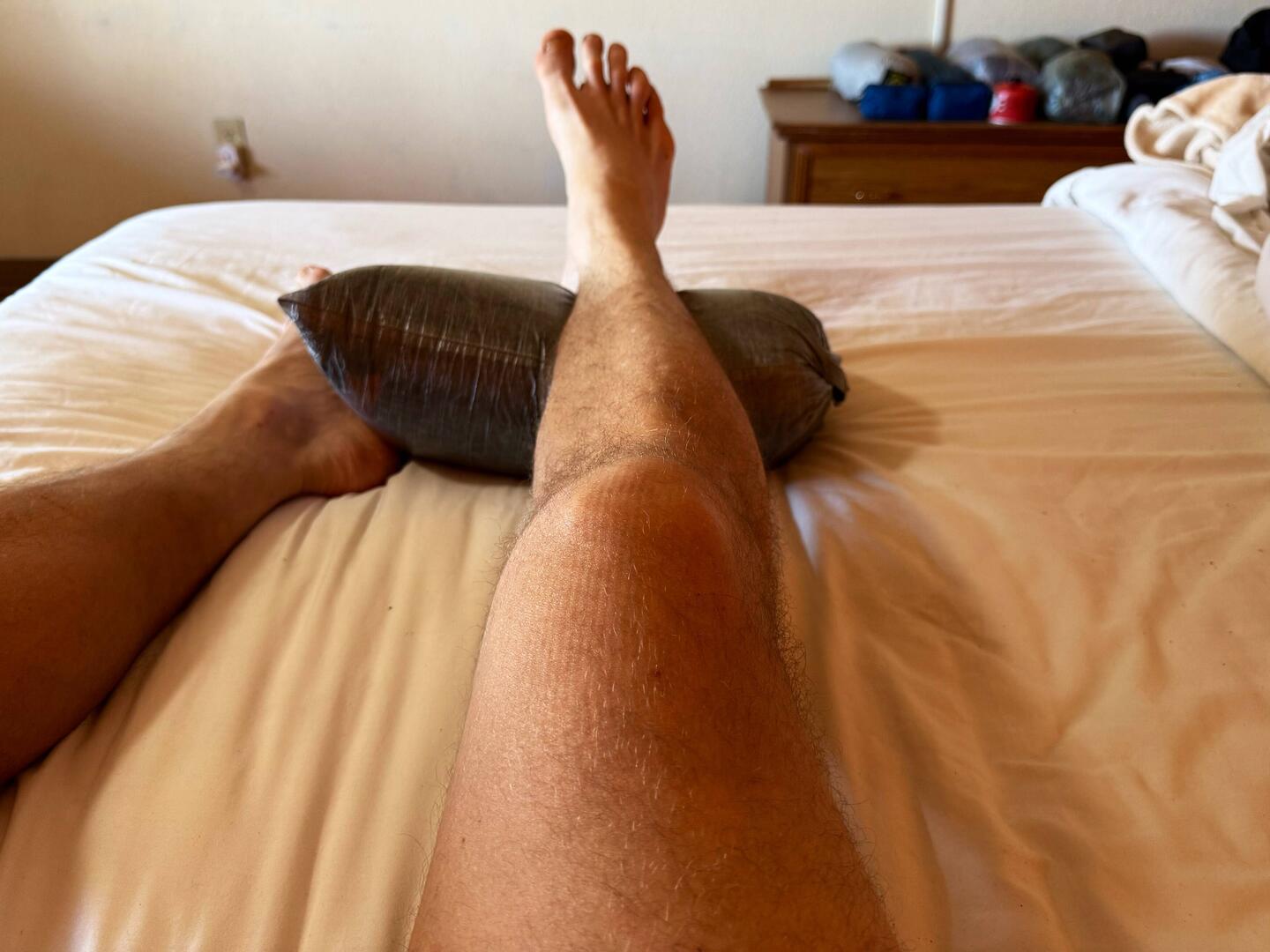 ein Ruhetag für mein Knie