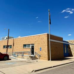 das Postgebäude von Lordsburg