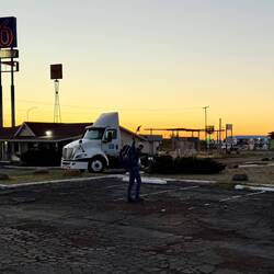 Loic ist am Morgen um 6.45 Uhr losgelaufen.