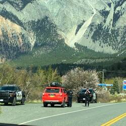 KARMA!! These idiots blocked the exit to the previous lookout