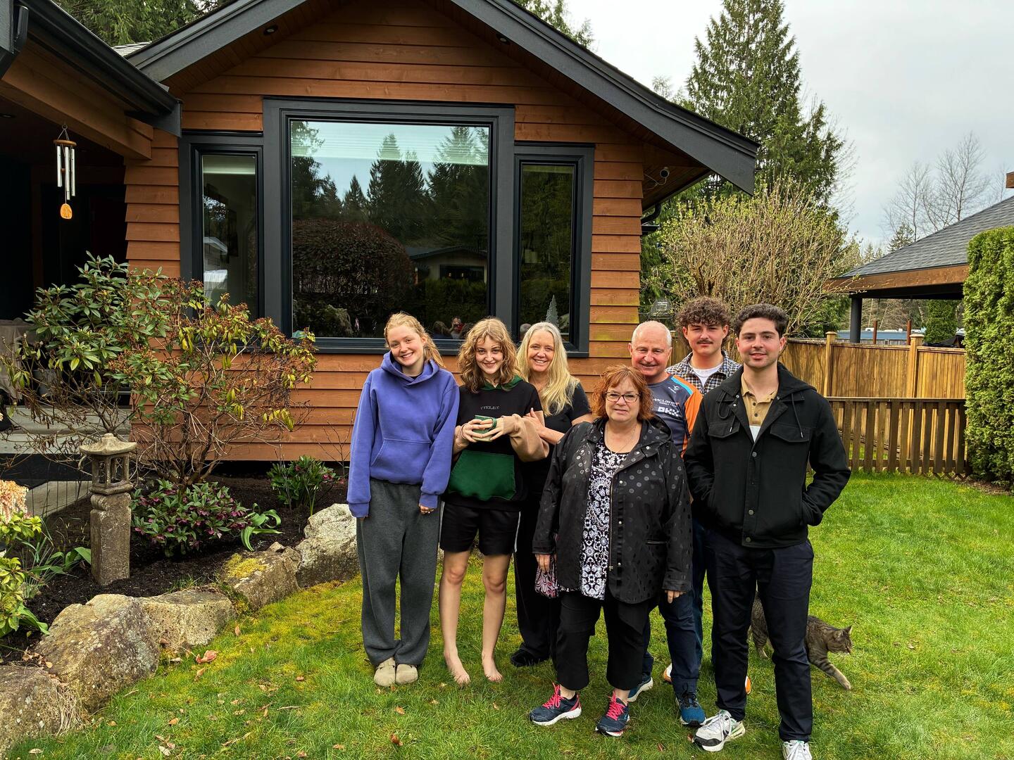 Saying goodbye to Anthea, Sean, Sadie & Imogen