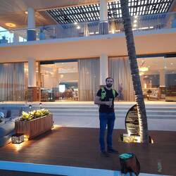 ...es gab gleich mal einen Begrüßungscocktail