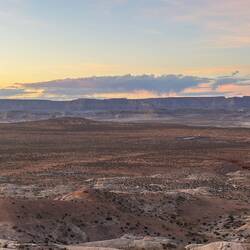 Sonnenuntergang am Wahweap Overlook