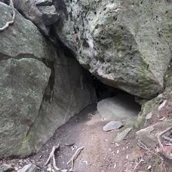 Legend had it that of you pas through this tiny crevice you will have an easy childbirth