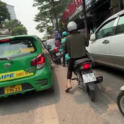 Fahrt durch Hanoi
