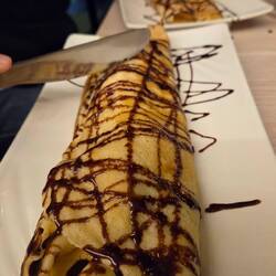 Auf zum Finale: Crêpes mit Banane drin