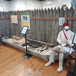 Damit sind Sie den Mississippi runtergefahren.