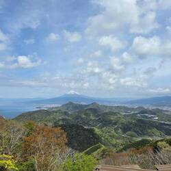 Izu Panorama Park mit Mt. Fuji im Blick