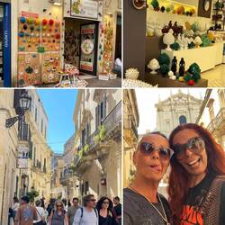 ..aber wir tingeln noch durch alle Gassen und einige Läden im schönen Lecce 🤩