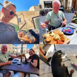 Leckere Antipasti Variationen nicht nur für's Auge gut..☺️😋