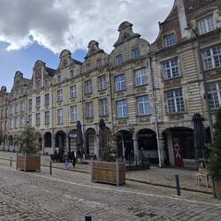 Baroque buildings in Place des Héros