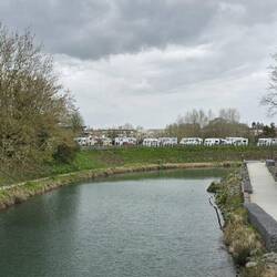 Canal walk by the motorhome aire