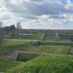 The town's defensive walls