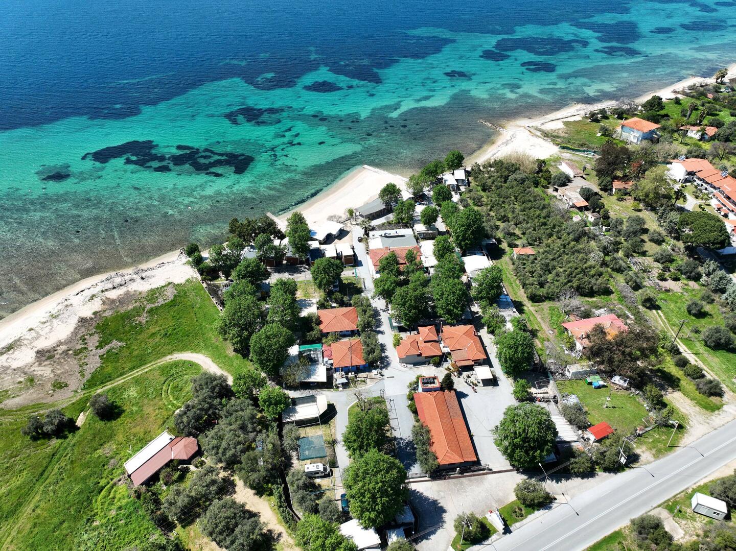 Campingplatz von oben