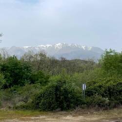 Schnee auf der Sierra de la Gata ist ungewöhnlich für diese Jahreszeit.