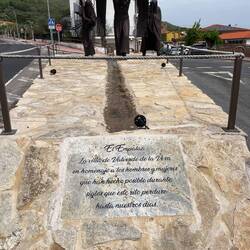 Hinweis auf die Prozession von Gründonnerstag auf Karfreitag