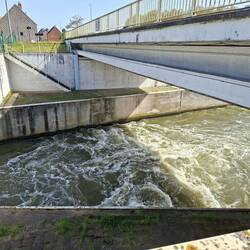 Das Wasser rauscht raus