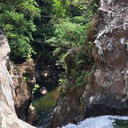 Top of the waterfall.