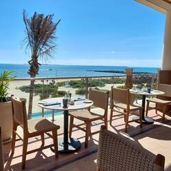 Blick von Frühstückstisch des Preferred Club