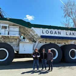 My cousins we went to lunch with drive these at the mine