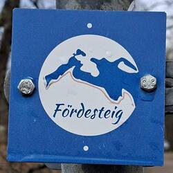 "Trailhead" bzw. Erstes Schild vom Fördesteig