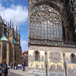 The spiky St Vitus cath.